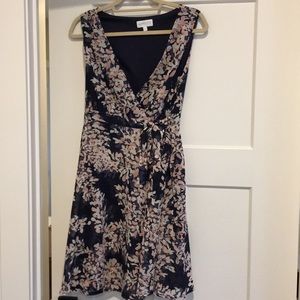 Floral wrap dress